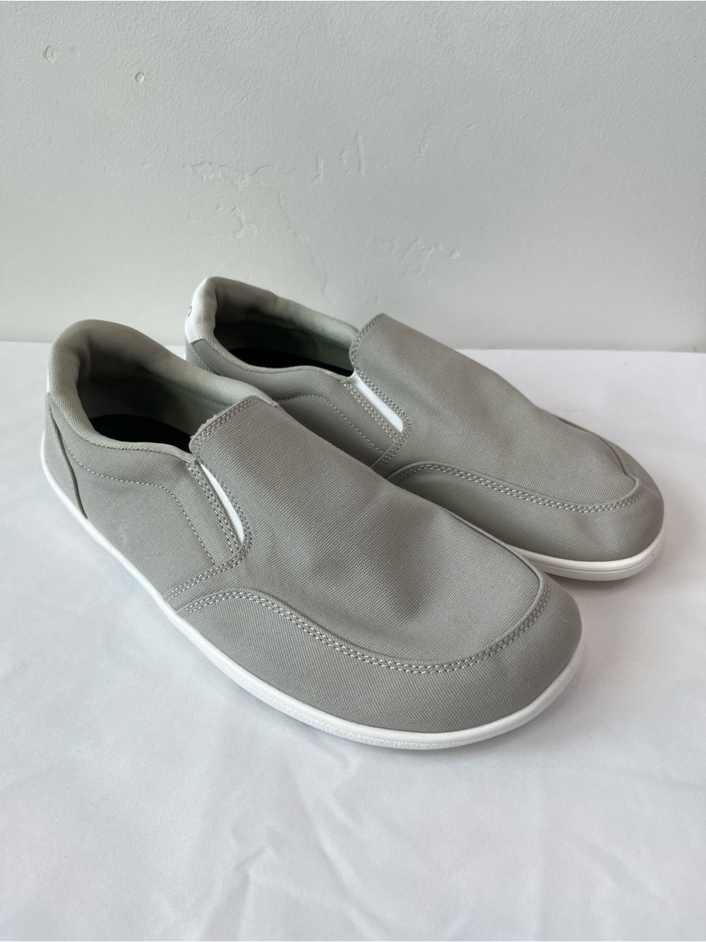 Saguaro Relax V Grey Canvas Barefoot Slip On Shoes Mens 9 Womens 10.5 EU 42